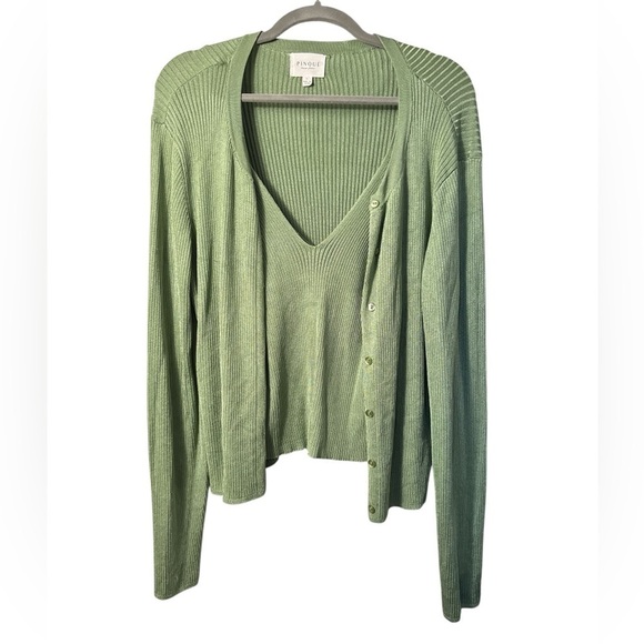 Pinque Bardeoux Glossy Rib Sweater Set - Picture 5 of 8